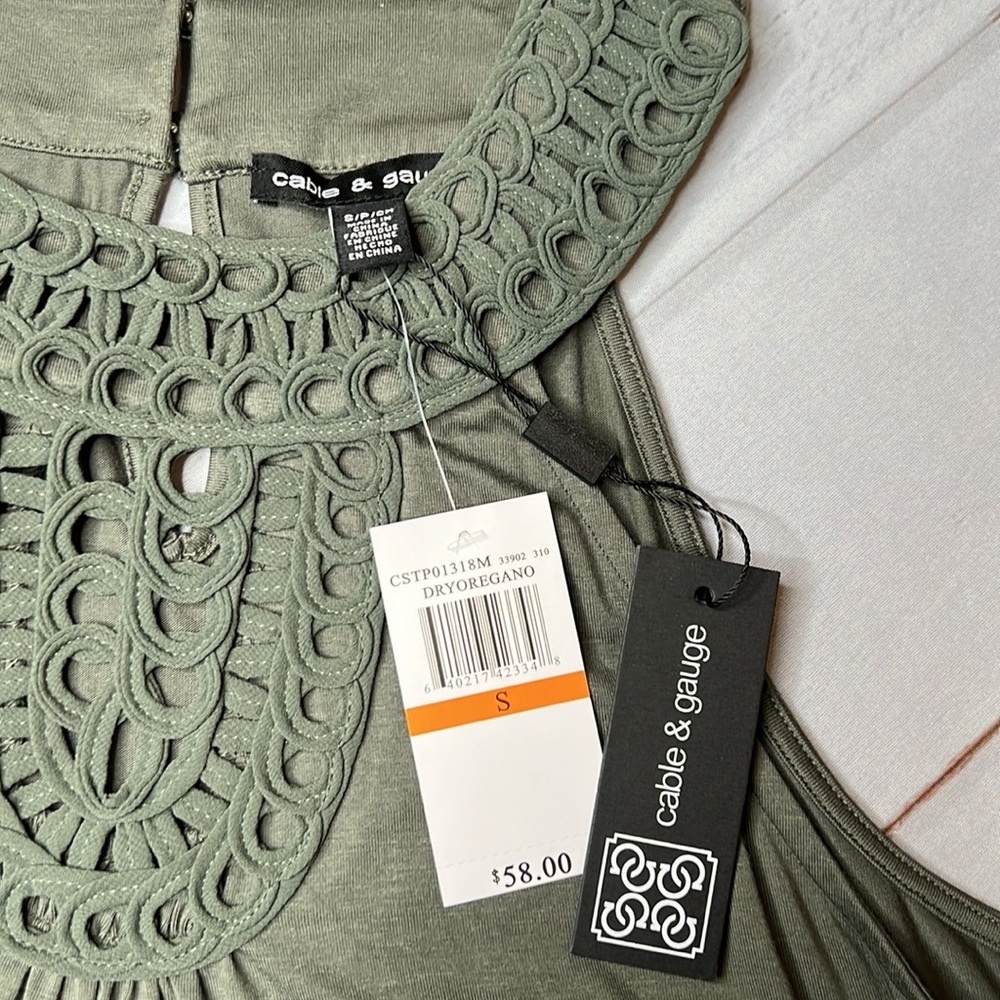 NWT - Cable & Gauge Tank Top - Size Small - Picture 3 of 6